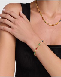 Nialaya Jewellery - Women's Rectangle Tennis Bracelet