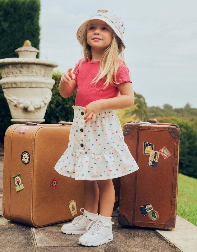 Huxbaby - I Heart Cake Skirt - Babies-Kids