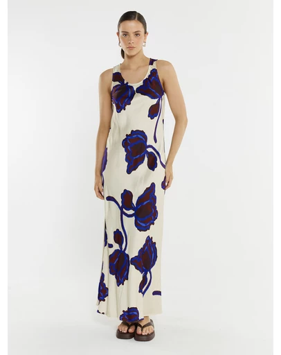 Sass - Jade Satin Slip Dress