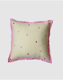 Mosey Me - Forget Me Not Embroidered Cushion
