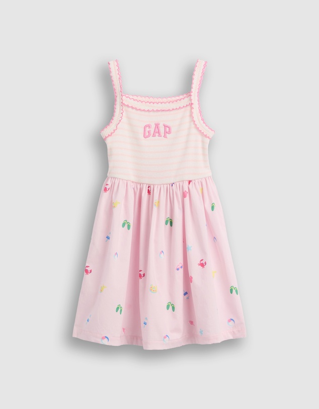 GAP - Sleeveless K2W Logo Dress - Babies-Kids