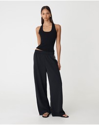 Forcast - Alla Contrast Elastic Pants