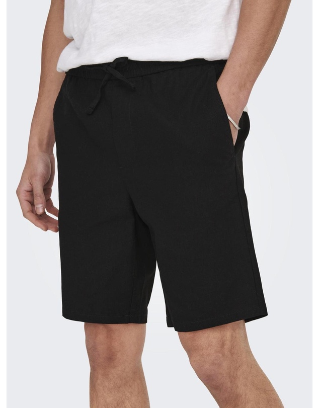 Only & Sons - Linus Linen Blend Shorts