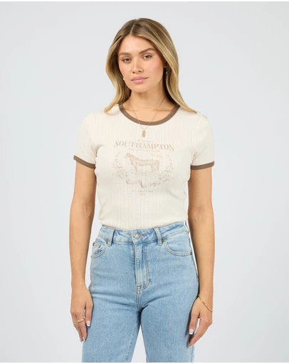 All About Eve - Southampton Baby Tee Vanilla