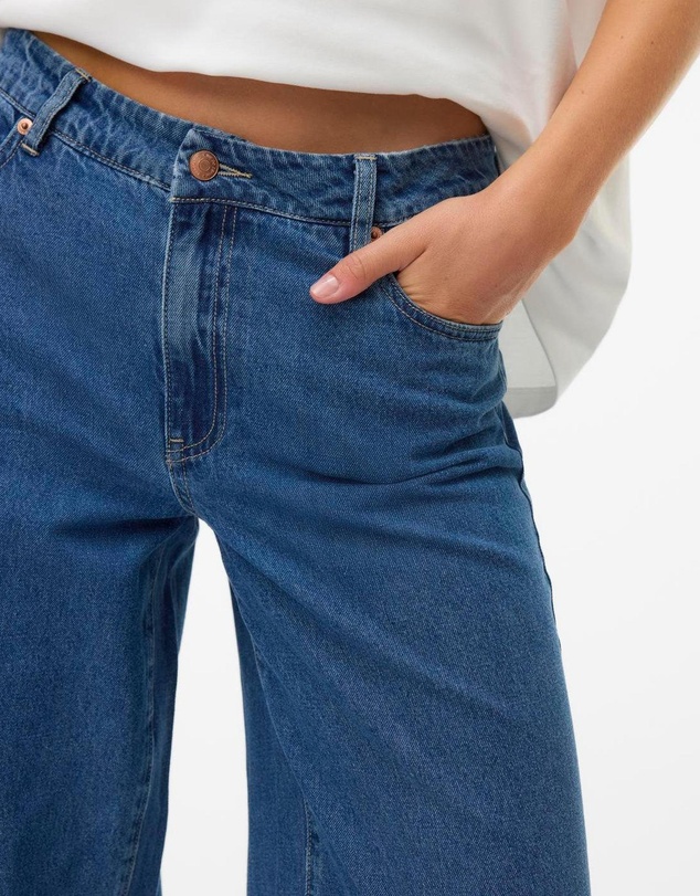 Vero Moda - Remy Mid Rise Wide Jeans
