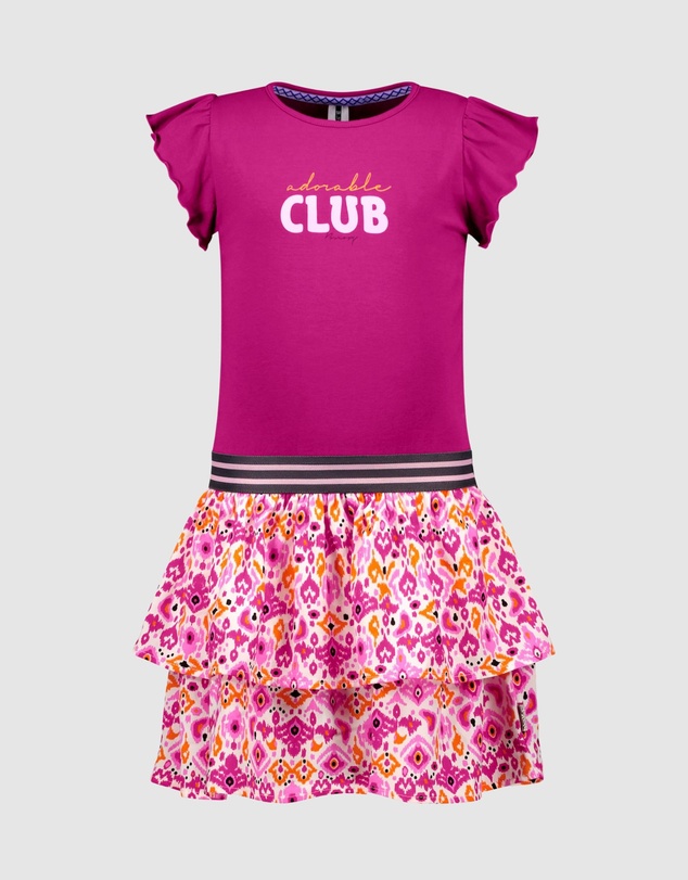 B.Nosy - Ruffle Combi Dress - Kids-Teens