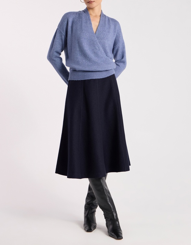 David Lawrence - Lark Wrap Knit Jumper