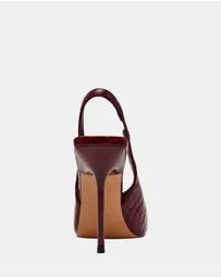 Steve Madden - Lucian Wine Croco Heels