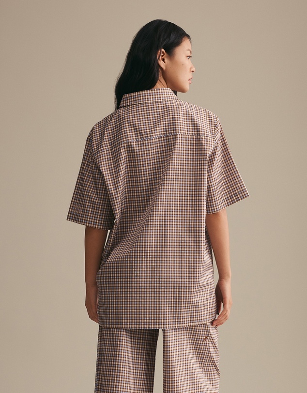 Resting - Soft Woven Cotton Jules Short Sleeve Shirt