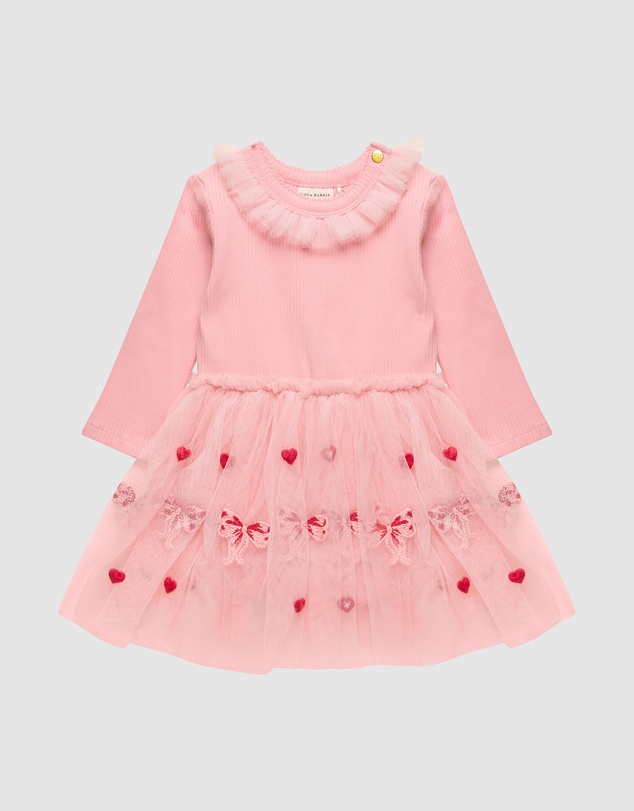 Fleur Harris - Flourish Tutu Bodysuit Dress in Pink