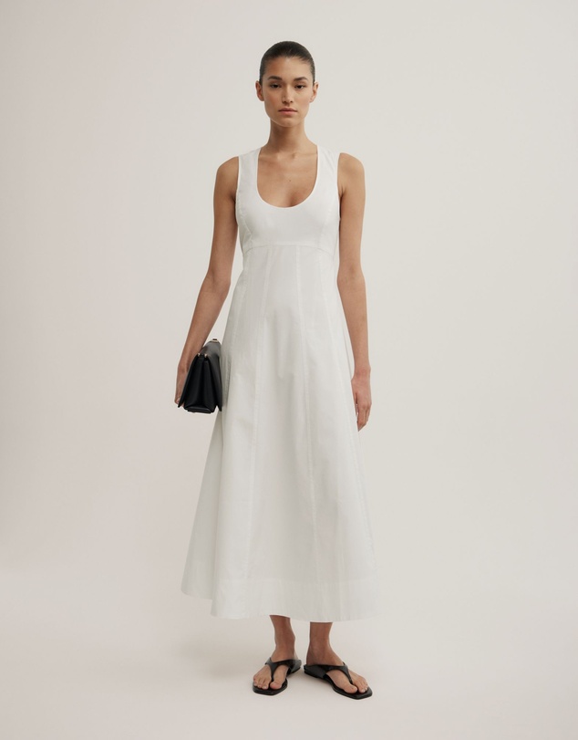 white witchery dress Fresh Asymmetric Shoulder - Women's Maxi Dresses Witchery Seam Detail Maxi Shirt