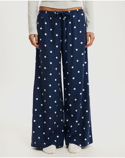 Lisa Spot Steely Blue & White