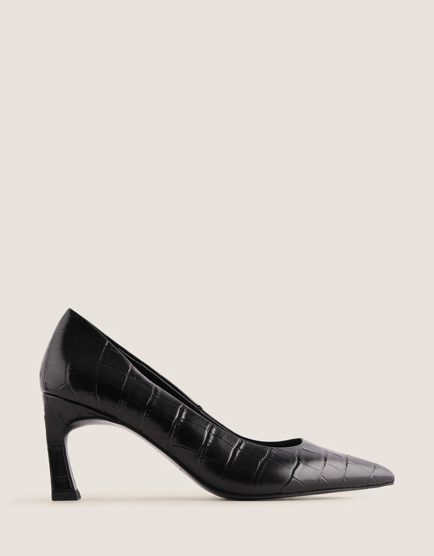 Shelly Shen - Brady High Heel Pumps Black Croc
