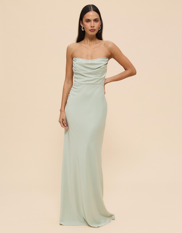CHANCERY - Jada Strapless Corset Maxi Dress