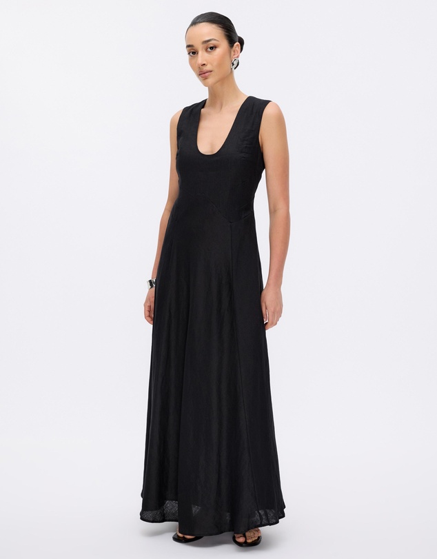 Minima Esenciales - Shiloh Linen Midi Dress