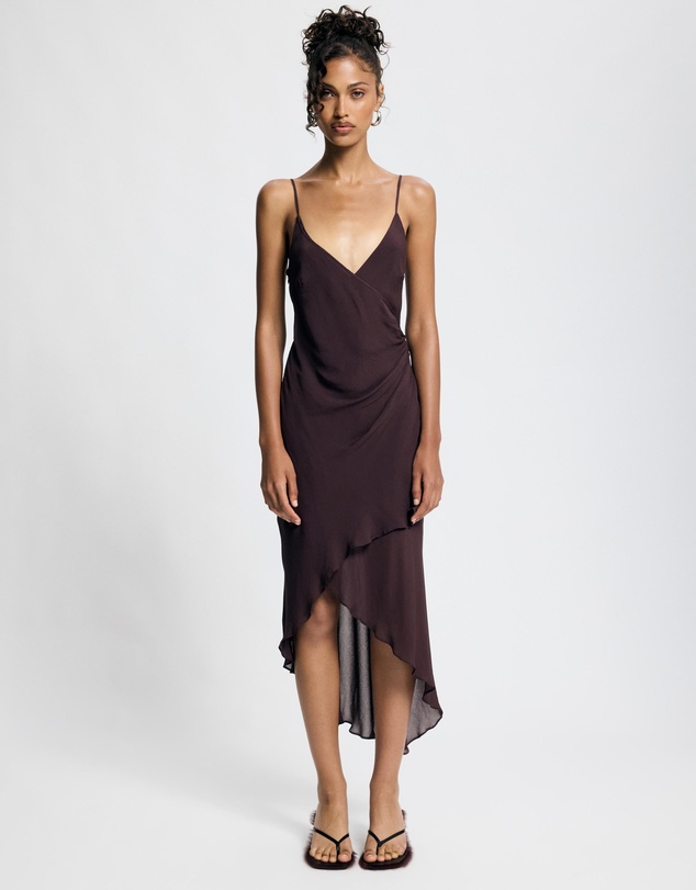 Lover - Phoebe Asymmetrical Midi Dress