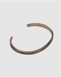 Buck Palmer - Oxidized Indo Maverick Cuff (Small) Bronze