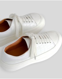 Belle & Bloom - Just A Dream Croc Leather Sneaker