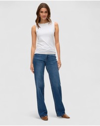 GUESS - Sleeveless Shirred Ciena Tank Top