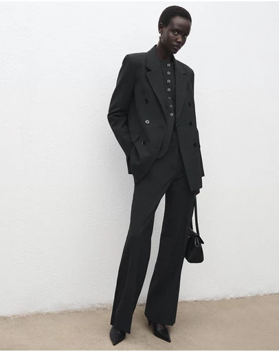 M.N.G - Double-Breasted Suit Jacket