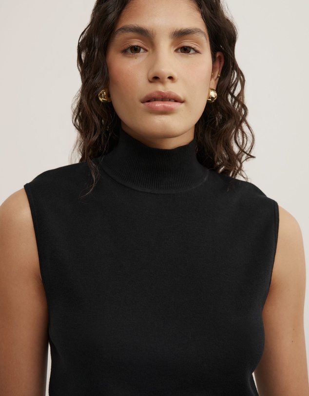 Witchery - High Neck Open Back Knit
