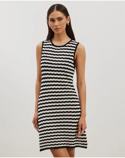 Atmos&Here - Carly Knitted Shift Mini Dress