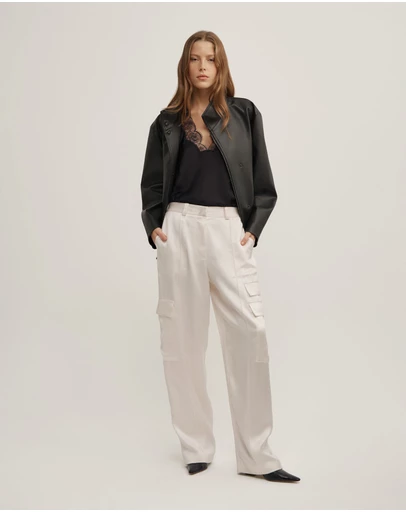 Witchery - Satin Cargo Pant