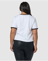 Sunday In The City - Luxe Contrast Tee