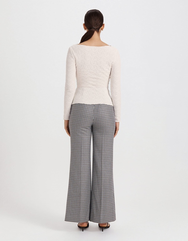 SABA - Luna Textured Long Sleeve Top
