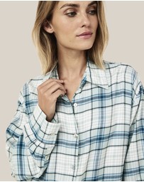 Papinelle - Comfy Plaid Full Length PJ
