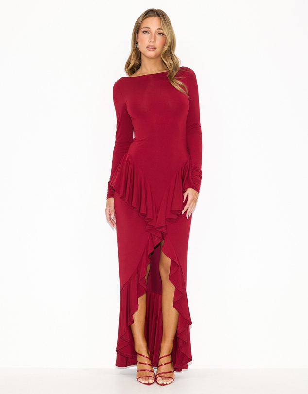 Dazie - Lulu Frill Maxi Dress