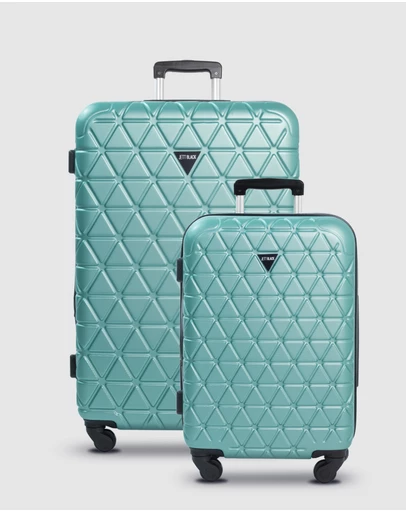 JETT BLACK - Sage Green Paragon 2 Piece Luggage Set
