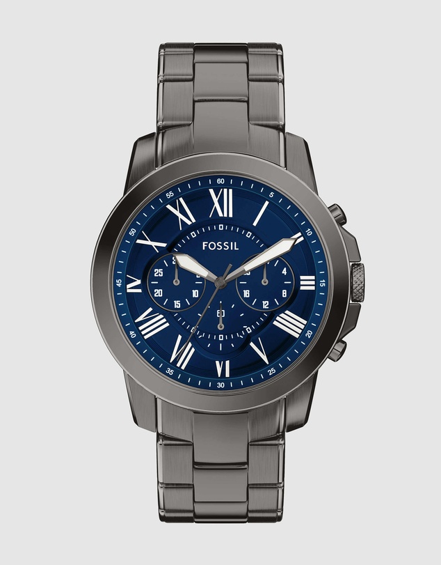 Fossil - Grant Gunmetal Chronograph Watch
