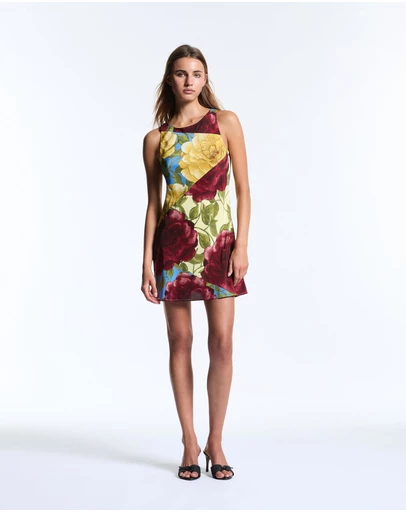 Muma World - Mixed Floral Electra Mini Dress