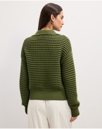 The Fated - Ellie Half Zip Knit Jumper