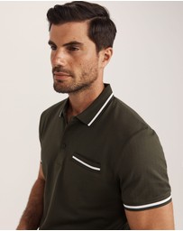 SABA - Ted Textured Cotton Polo