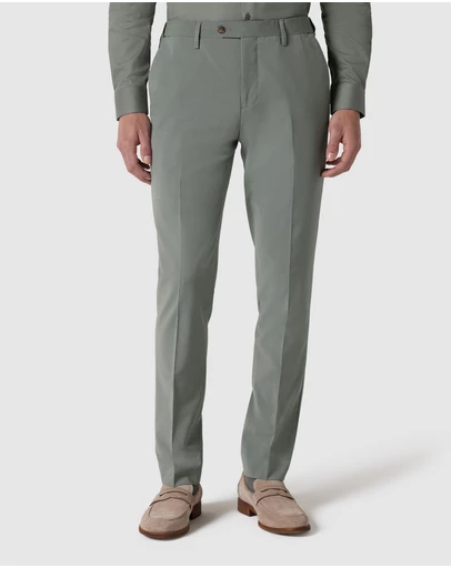 Politix - Slim Stretch Wool Blend Tailored Pant