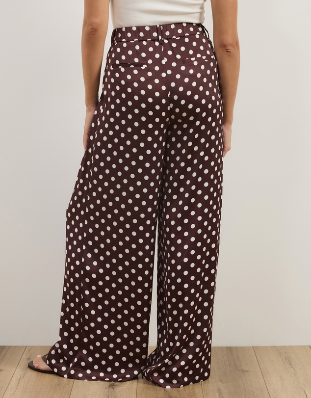 Atmos&Here - Fiona Polka Dot Tailored Trousers