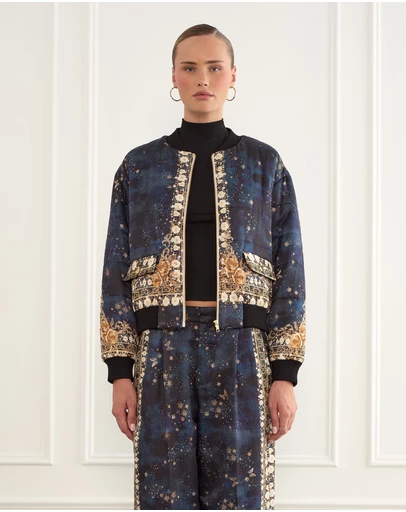 Aqua Blu Australia - Andromeda Cameron Bomber Jacket
