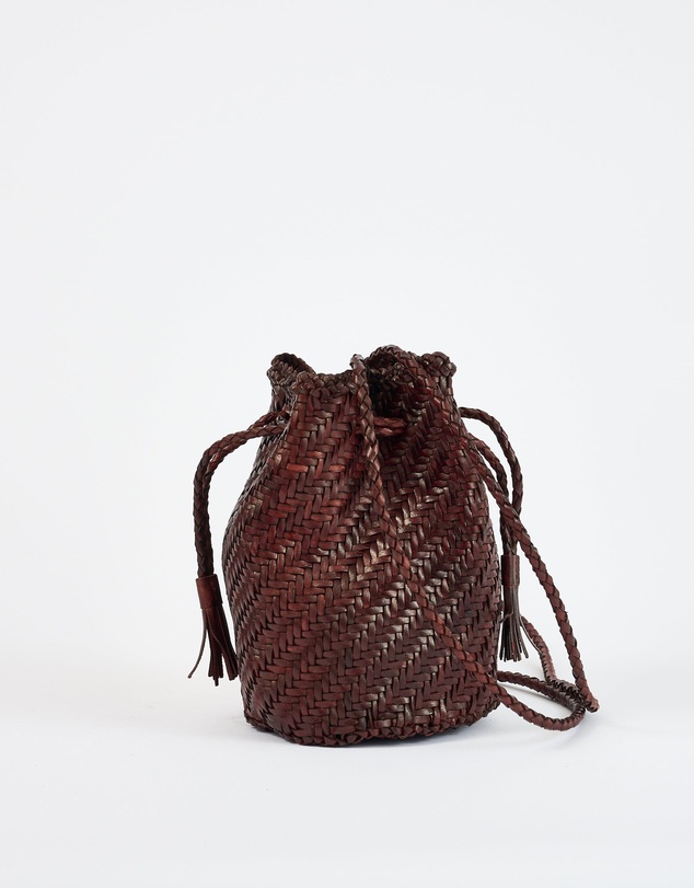 Sol Sana - Solan Leather Bucket Bag Mulberry