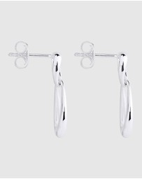 Najo - Vivante Silver Petite Earrings