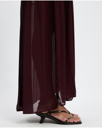 AERE - Leather Slingback Heels