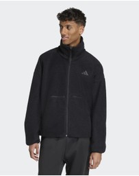 adidas Sportswear - City Tech High Pile Fleece Full-Zip Jacket Mens