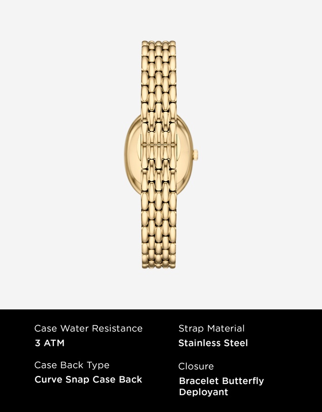 Emporio Armani - Gold Tone Analogue Watch