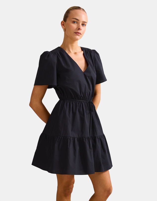 Forever New - Hattie Short Sleeves Cotton Mini Dress