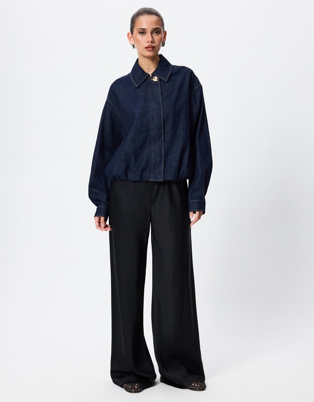 Tussah - Margot Chambray Bomber Jacket
