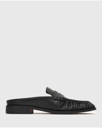 Betts - Harlow Leather Mule Loafers
