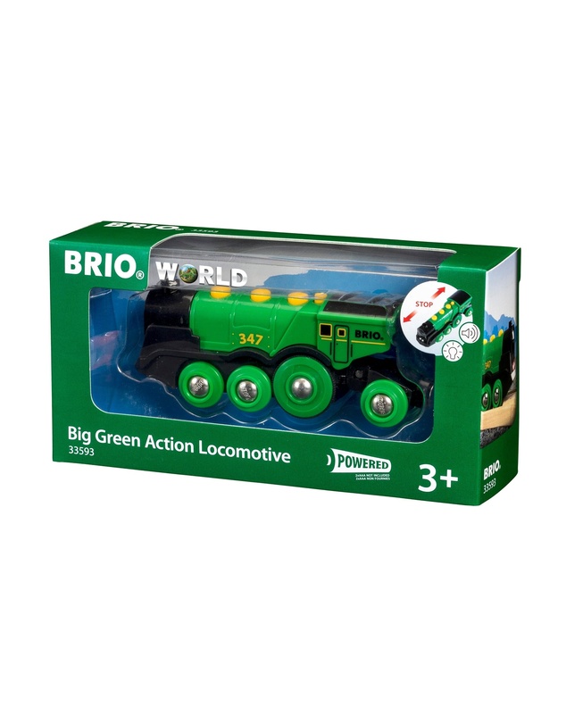 BRIO - Big Green Action Locomotive