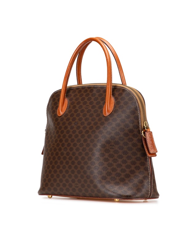 Pre-Loved by Azura Reborn - Pre-Loved Macadam Coated Canvas Dome Satchel