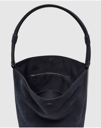 Nakedvice - The Gellar Navy Suede Bag